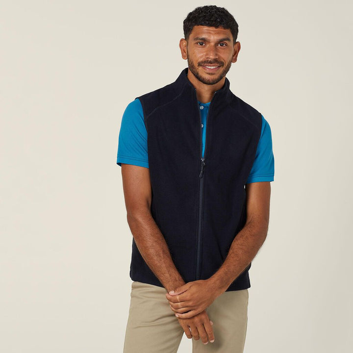 NNT - Mens Polar Fleece Zip Vest
