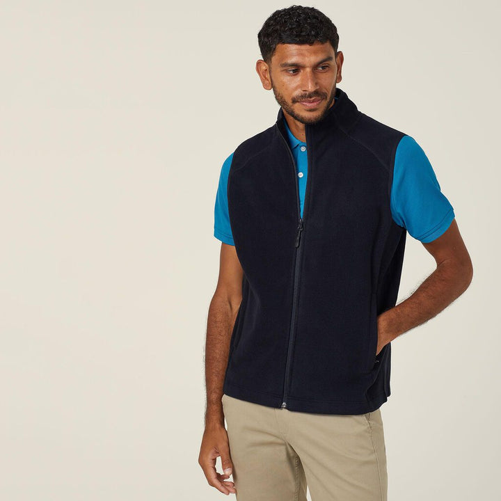 NNT - Mens Polar Fleece Zip Vest