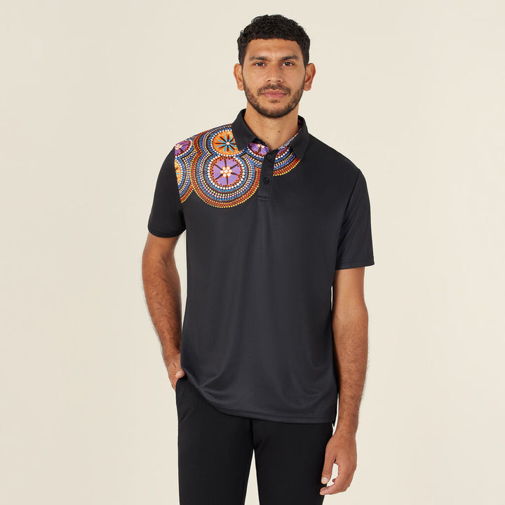 NNT - Bush Tucker Print Mens Polo