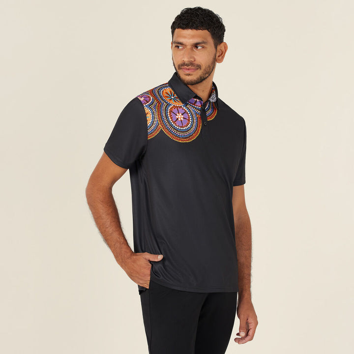 NNT - Bush Tucker Print Mens Polo
