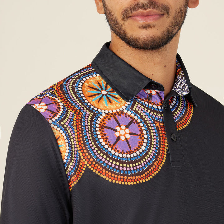 NNT - Bush Tucker Print Mens Polo