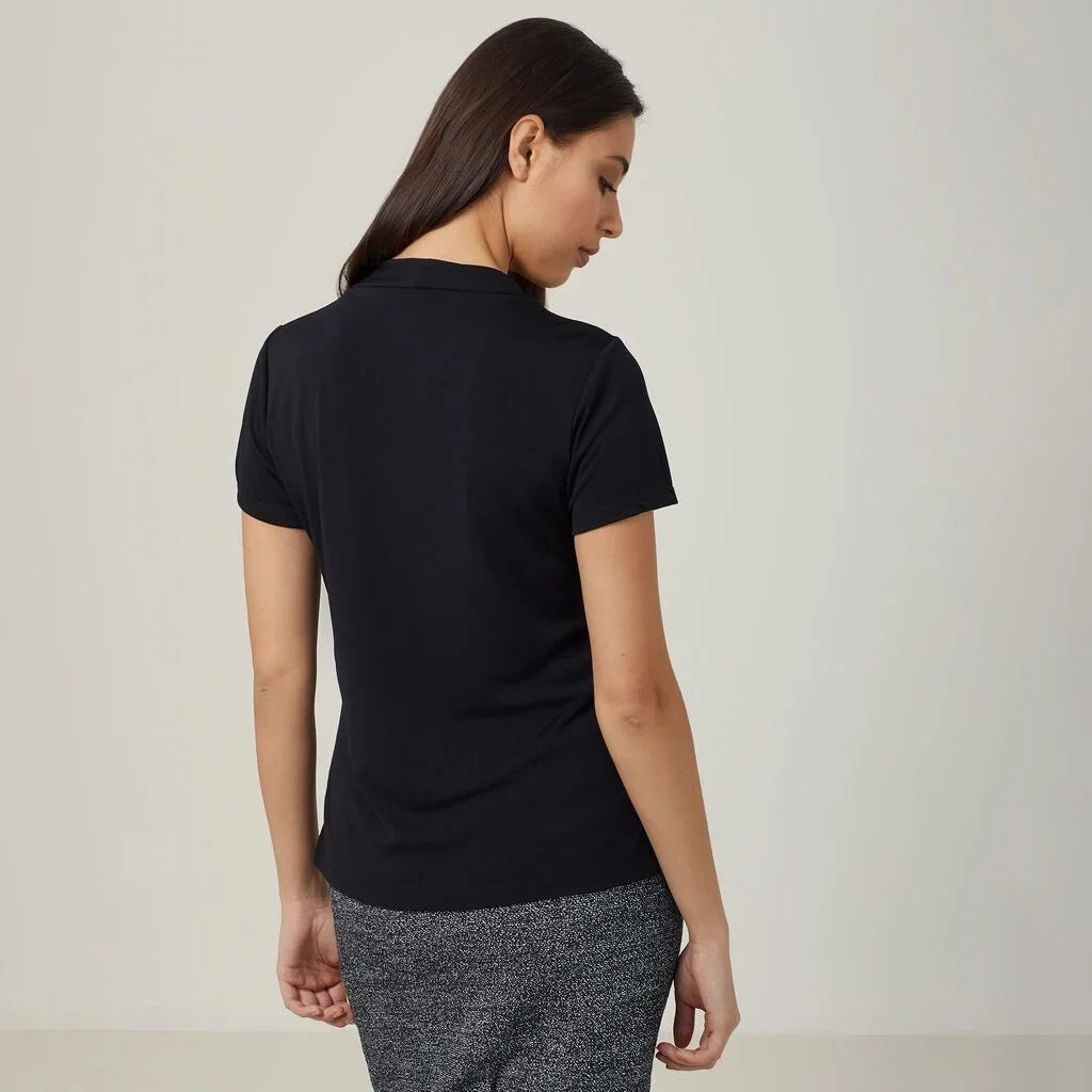 CATUFS - Matt Jersey Twist Neck Top