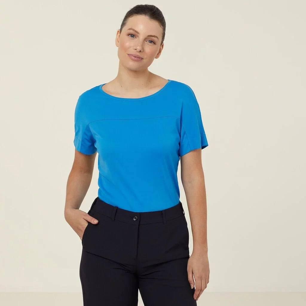 CATUHN - Matt Jersey Boat Neck Top