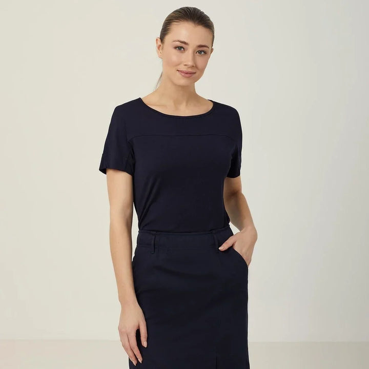CATUHN - Matt Jersey Boat Neck Top