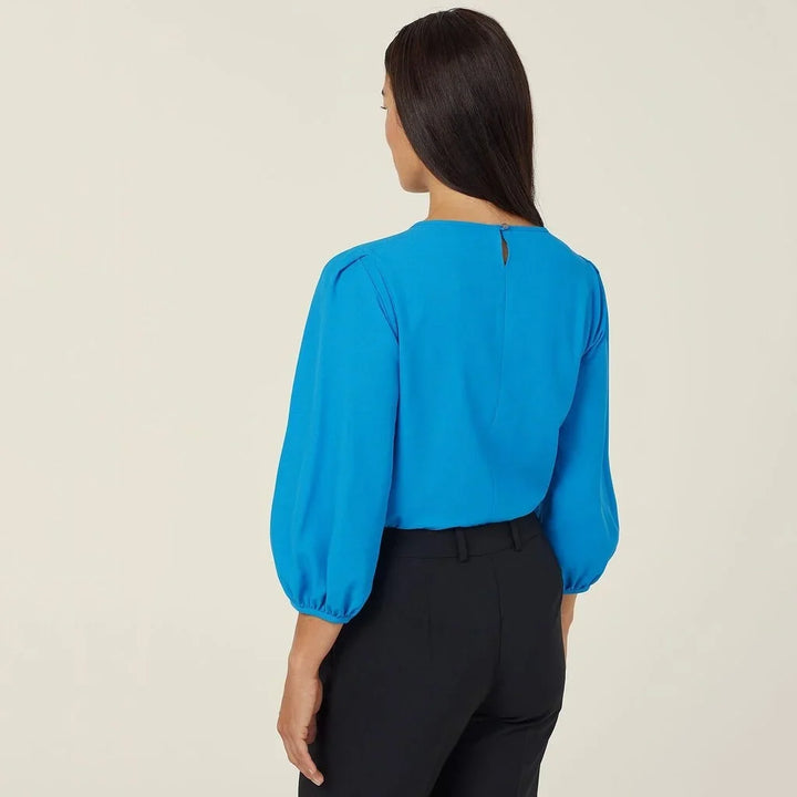 CATUPM - French Georgette 3/4 Sleeve Top