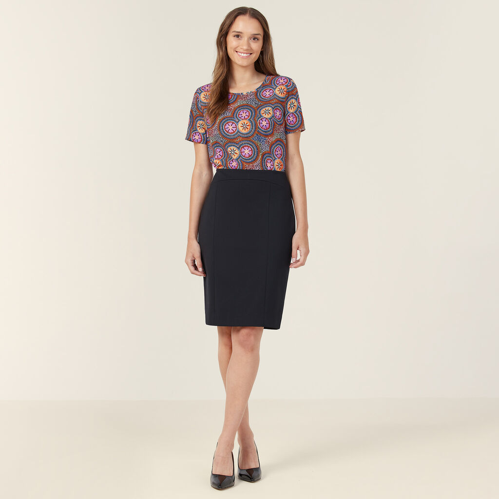 NNT -  Bush Tucker Indigenous Print Blouse