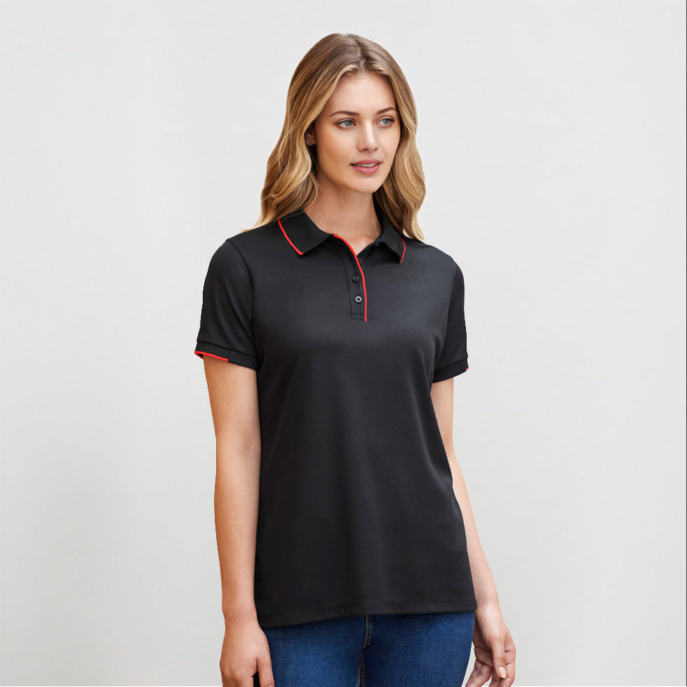 P313LS - Womens Fashion Biz Focus  Polo