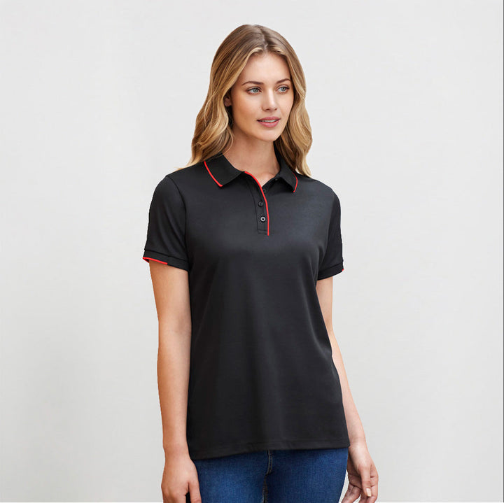 P313LS - Womens Fashion Biz Focus  Polo