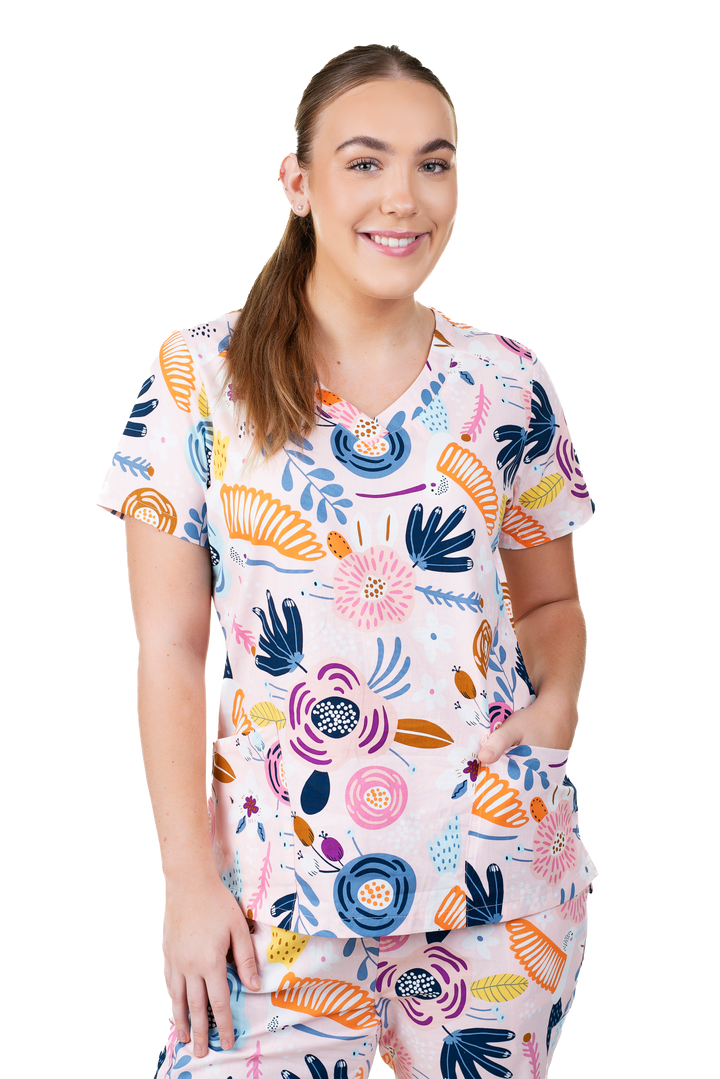 Unisex Shiftready Hummingbird Scrub Set