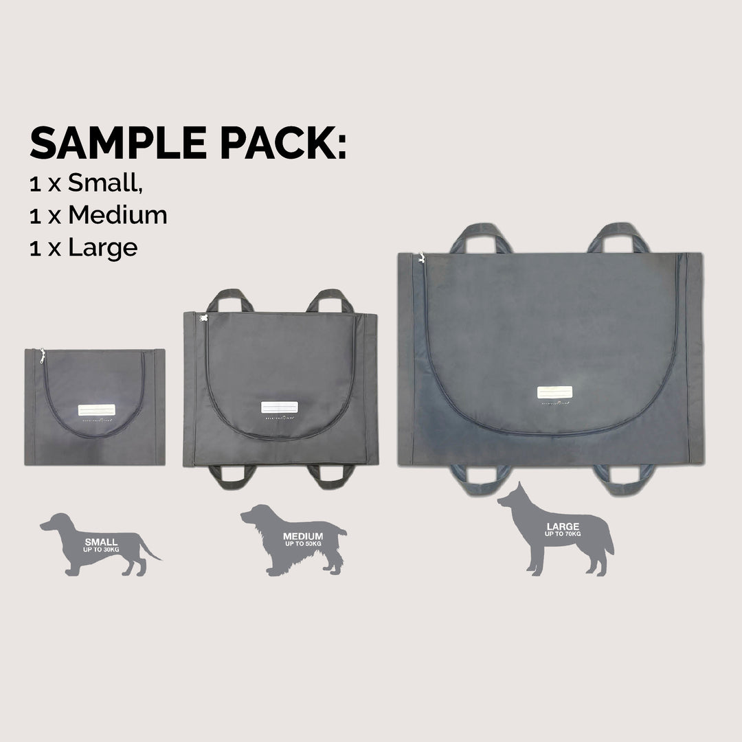 Heartfelt Paws Pet Body Bags - Grey