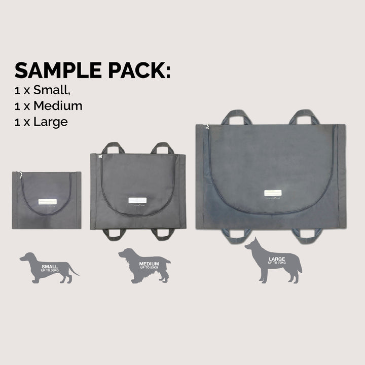 Heartfelt Paws Pet Body Bags - Grey