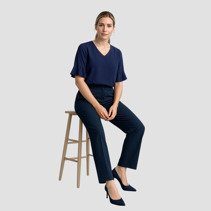 10115 - Womens Fashion Biz Adjustable Waist Pant