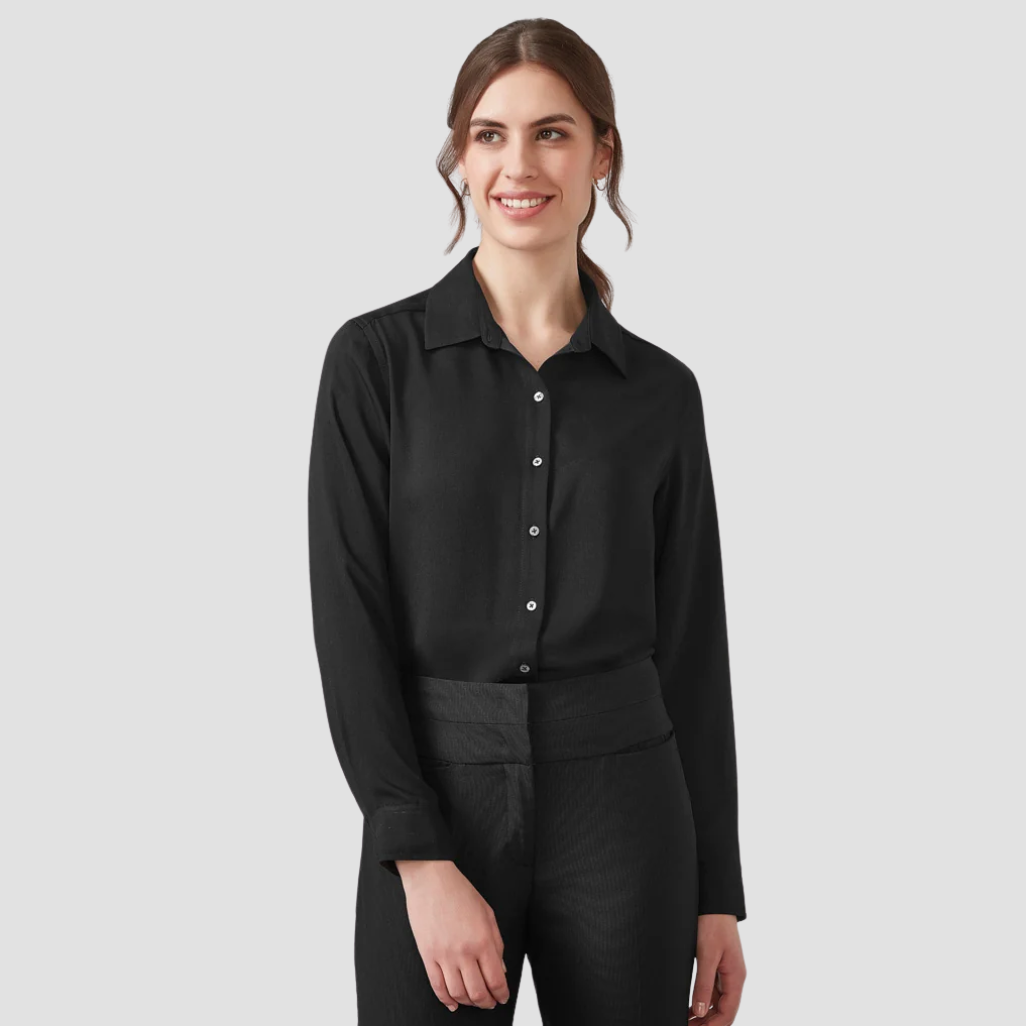 RU570LL - Womens Fashion Biz Evelyn Long Sleeve Shirt