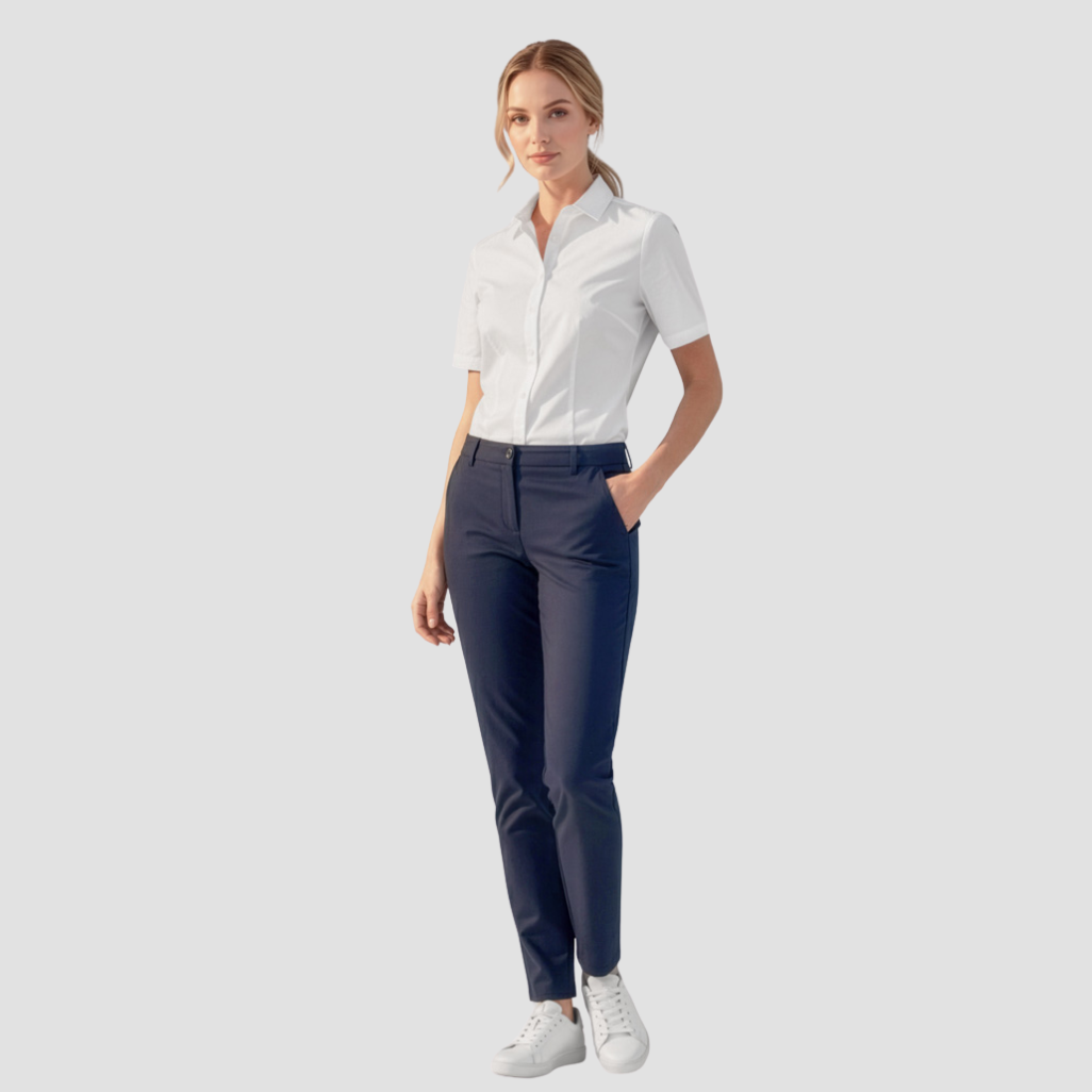CL953LL - Womens Biz Care Comfort Waist Slim Leg Pant
