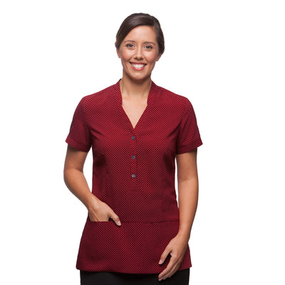 City Collection City Stretch Spot Tunic - Womens