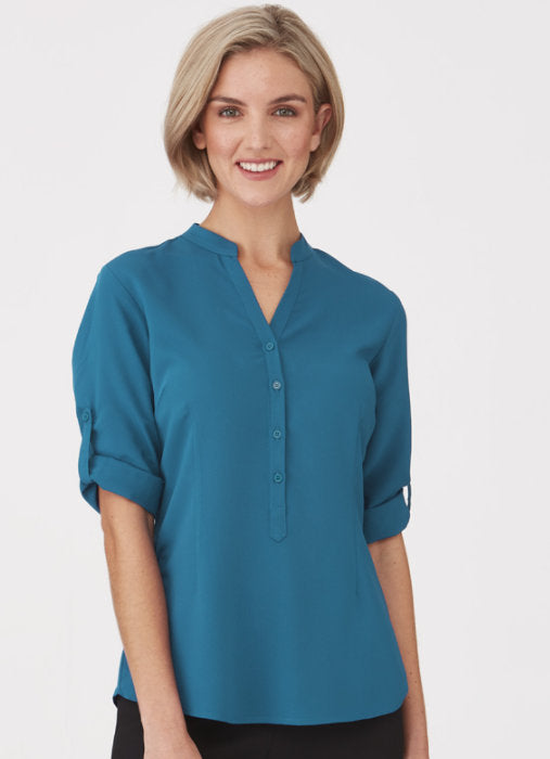 City Collection So Ezy Shirt ¾ Sleeve - Womens