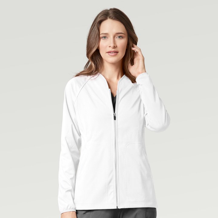 Wonderwink Fleece Full Zip Jacket - Womens