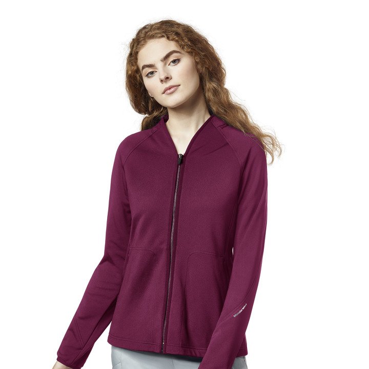 Wonderwink Fleece Full Zip Jacket - Womens