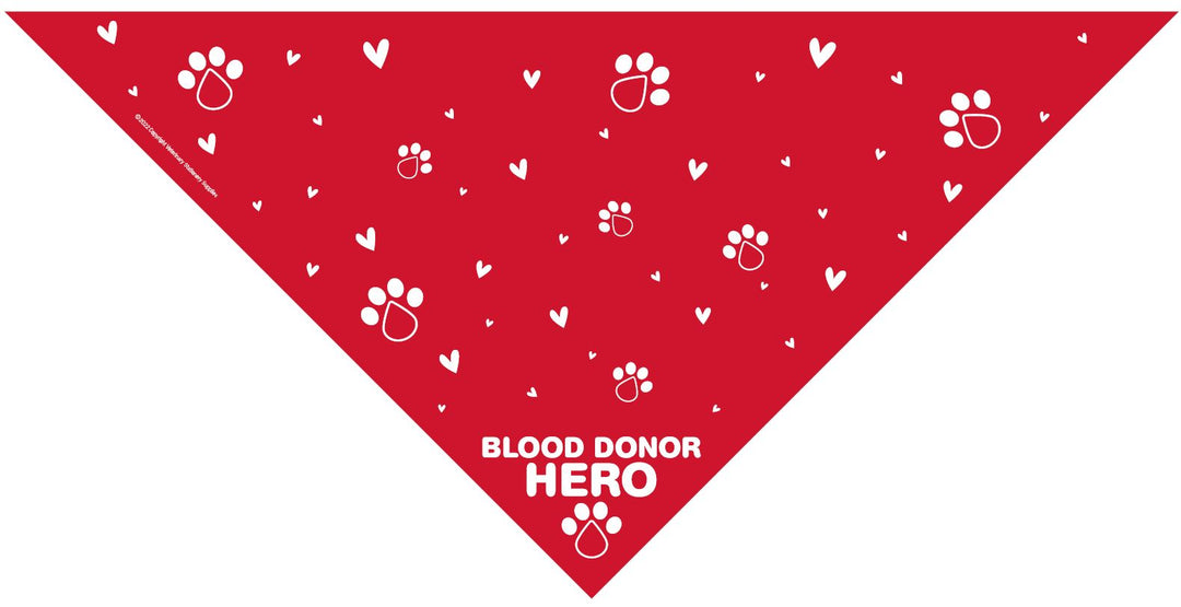 BLOOD DONOR HERO BANDANA - WHOLESALE (100 MOQ)