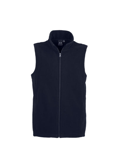 Biz Collection Plain Micro Fleece Vest - Mens