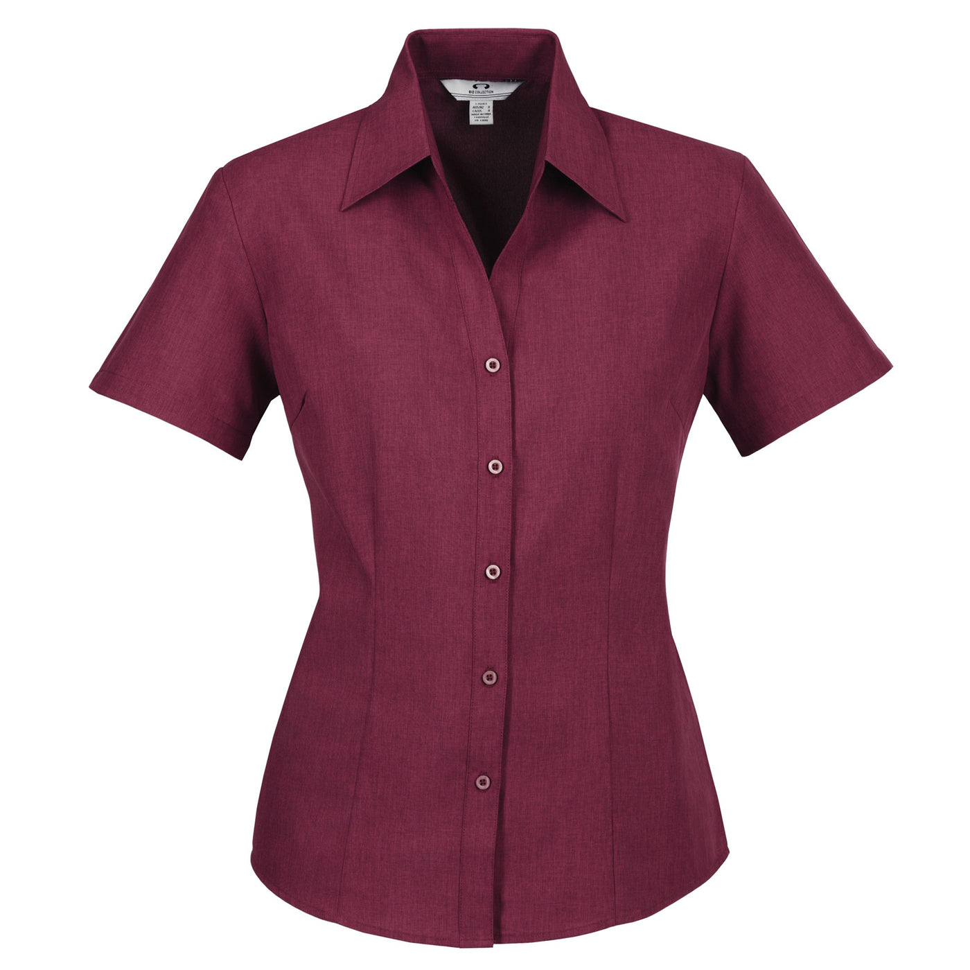 Biz Collection Plain Oasis Shirt Short Sleeve - Womens