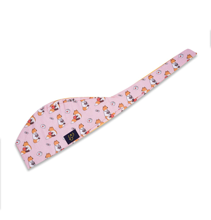 Dr Woof Printed Scrub Hat - Little Fox (Size Extra Large)