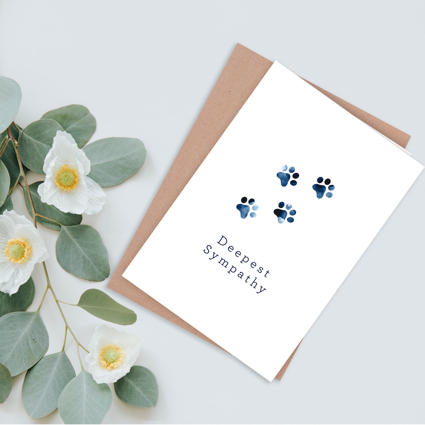 Sympathy Notecard 1 - Deepest Sympathy
