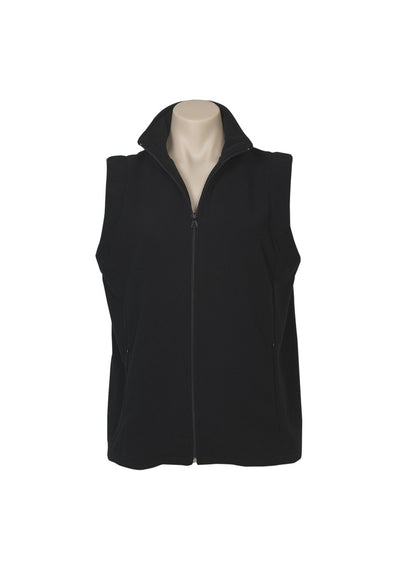 Biz Collection Plain Micro Fleece Vest - Womens