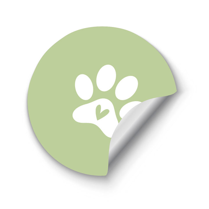 Paw Stock Sticker - Green