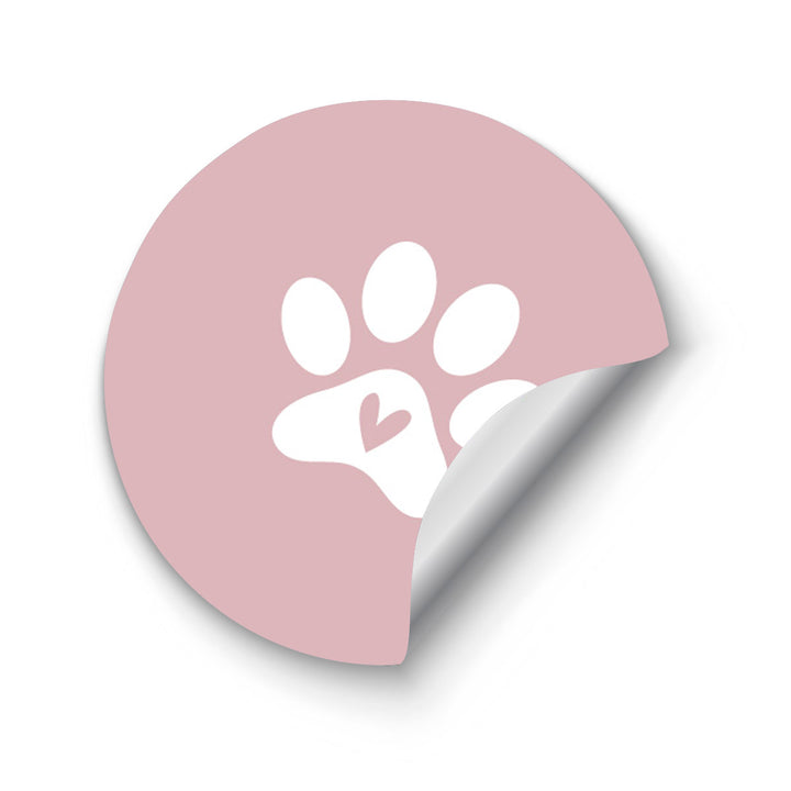 Paw Stock Sticker - Pink
