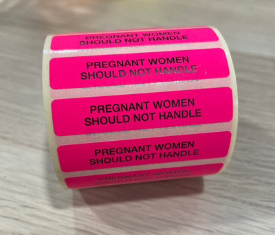 STOCK STICKERS - Pregnant Woman Should Not Handle