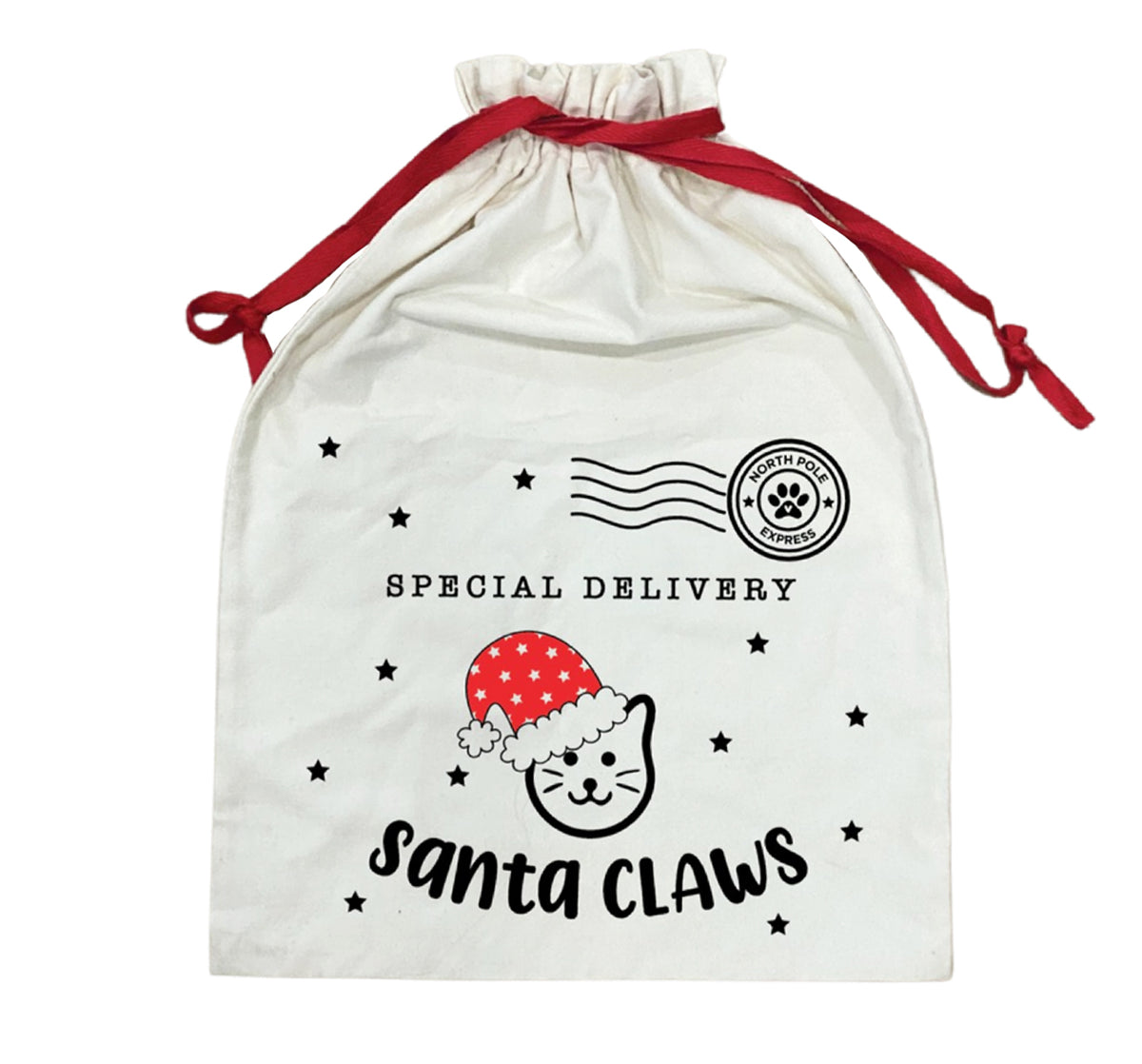 Christmas Santa Sack - Santa Claws