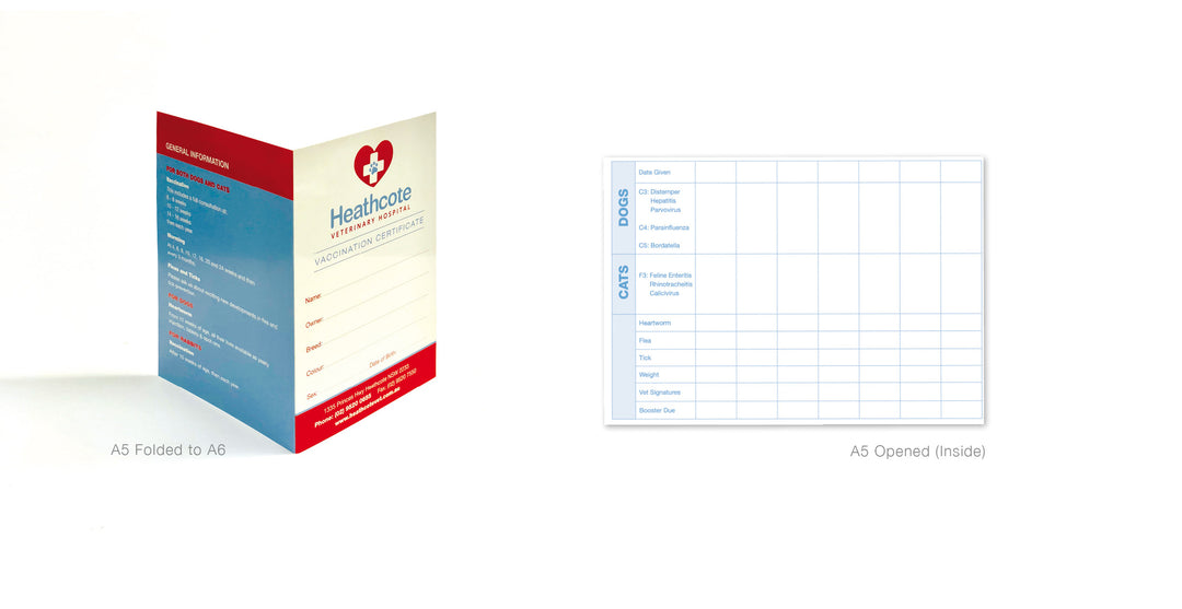 Vaccination Certificates - A5