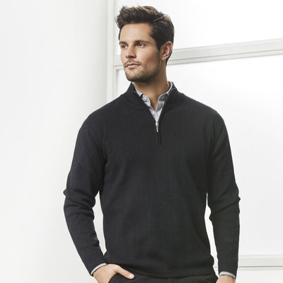 Biz Collection 80/20 Wool Rich Pullover - Mens